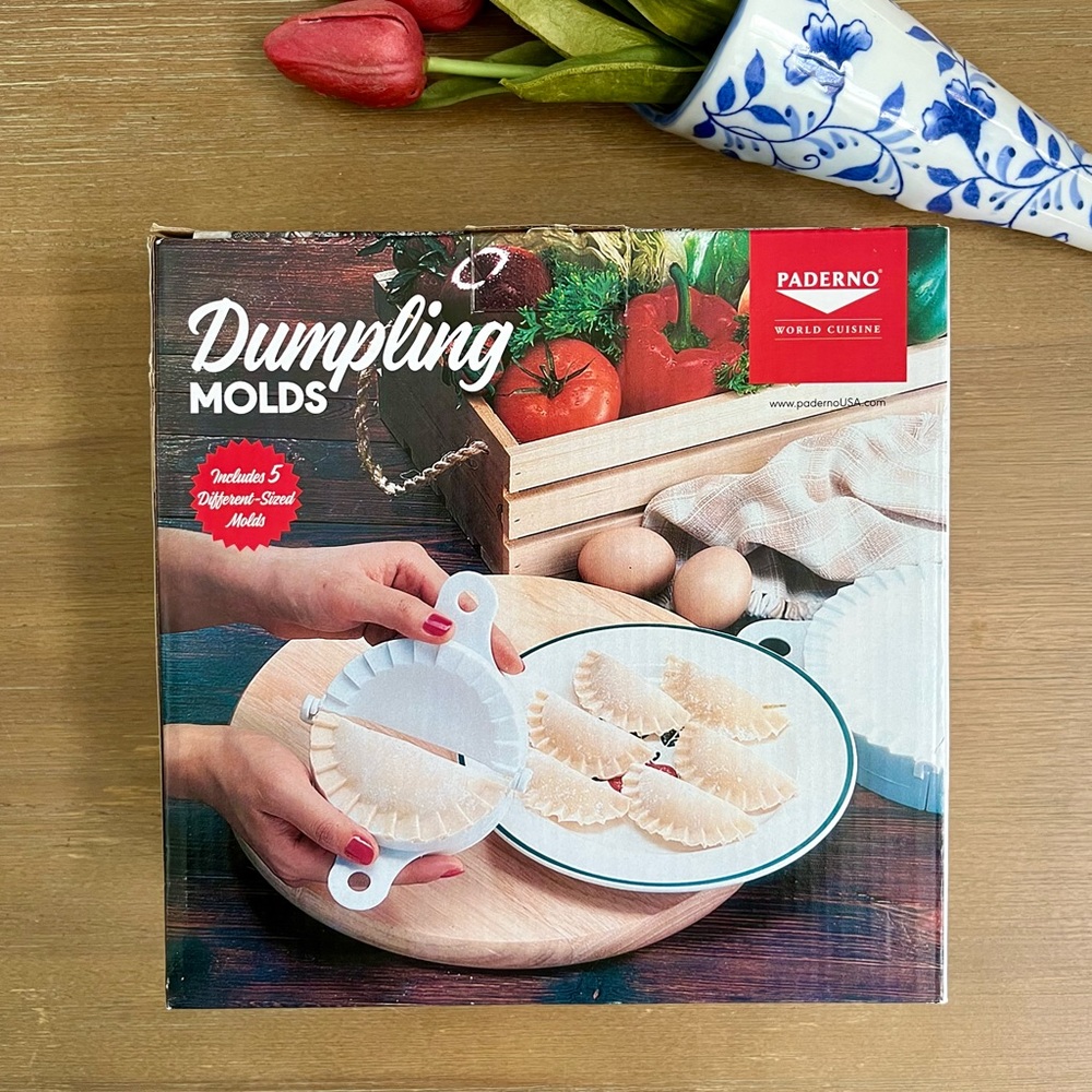 NIB Paderno World Cuisine Dumpling Molds, Set of 5 • Empanadas, Pies + More!